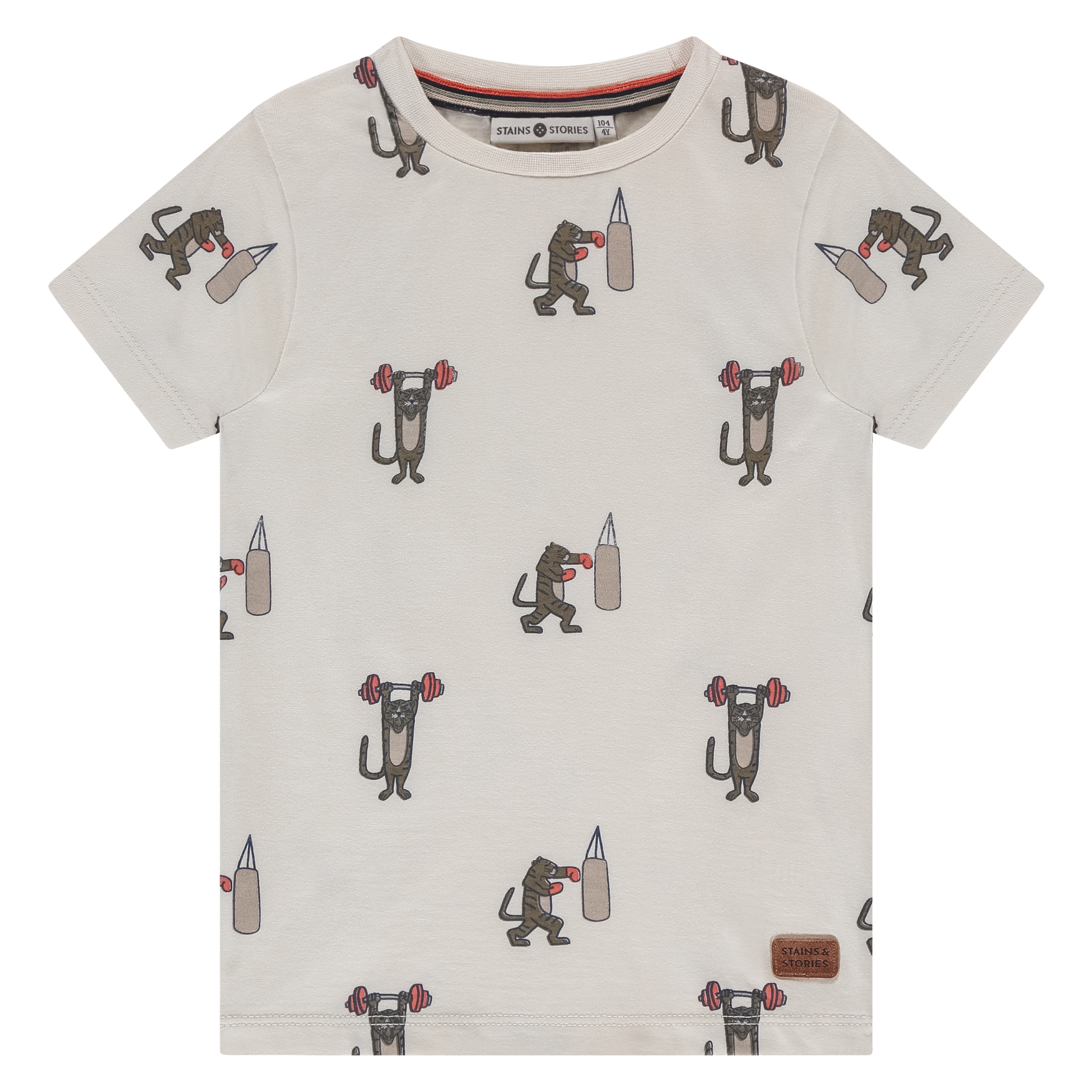 Maglietta Boys Babyface in cotone bianco