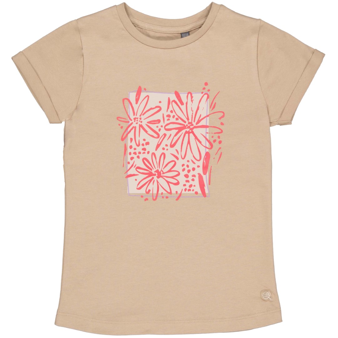 Shirt Fieke braun Stoff
