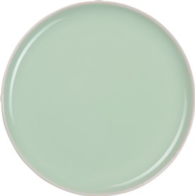 Piatto crostata SEMANA gres verde lucido