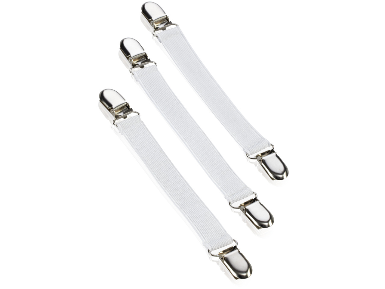 Bügelbrettspanner x3 weiß Textilband