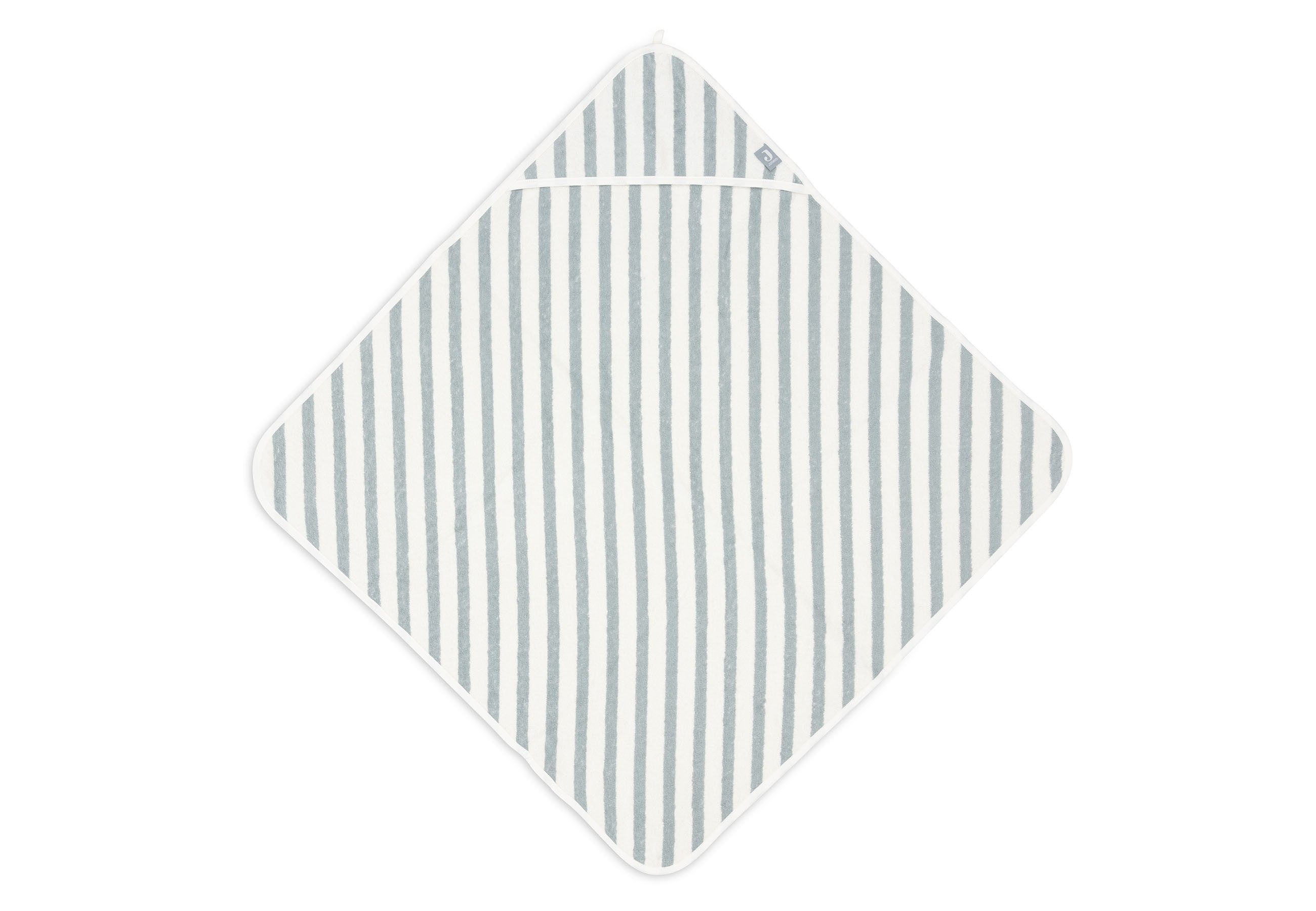 Asciugamano con cappuccio Stripe Terry verde cotone