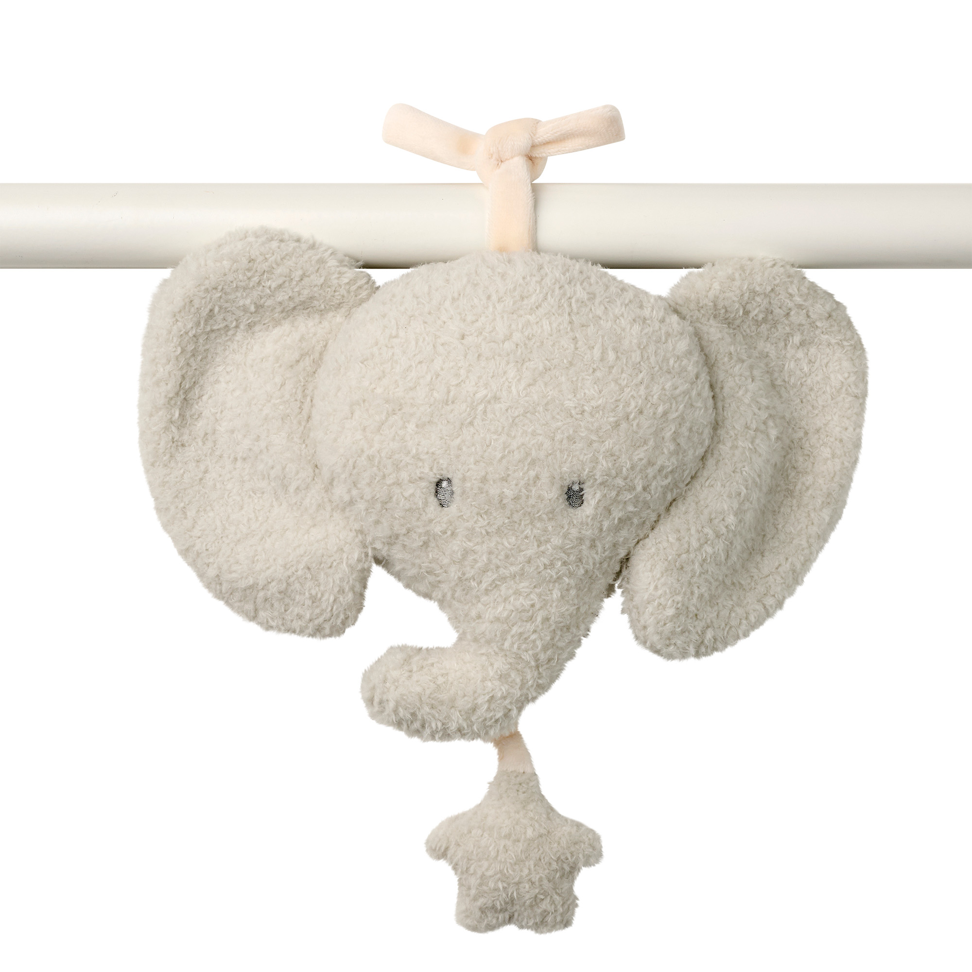 Spieluhr Teddy grau polyester