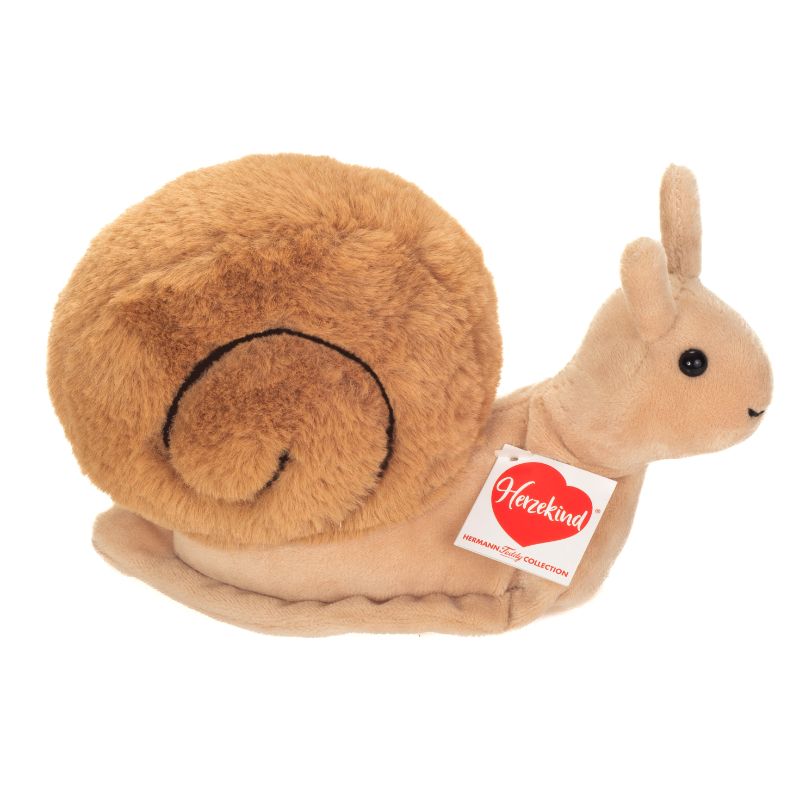Kuscheltier Schnecke Hermann Teddy Original braun Polyester