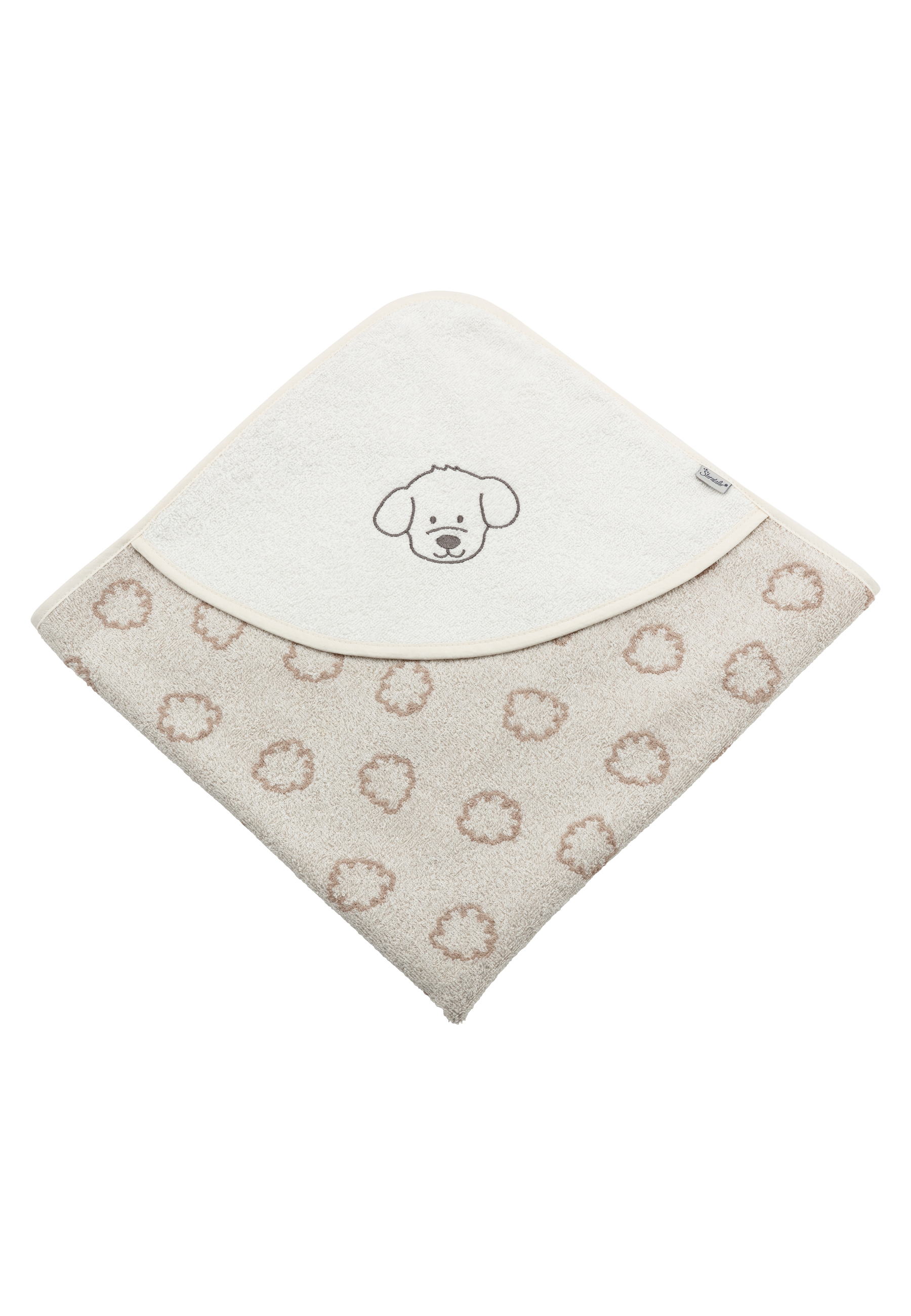 Kapuzenbadetuch 80x80 ecru Unisex