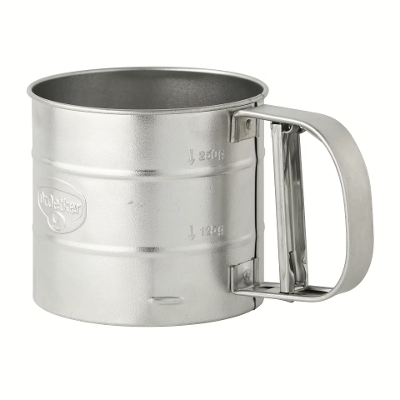 Mehlsieb Classic Dr Oetker grau Metall