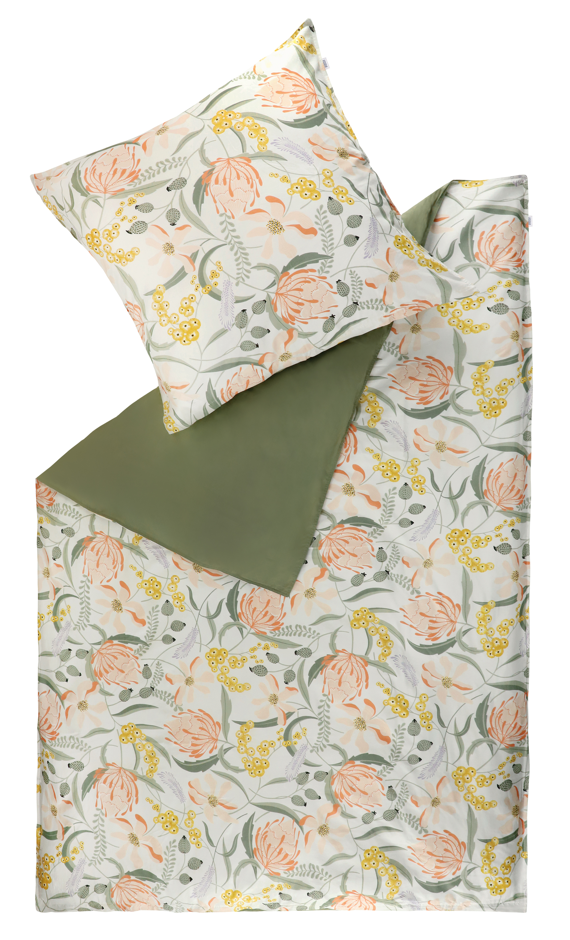 Bettwäsche Playful-B grün Textil