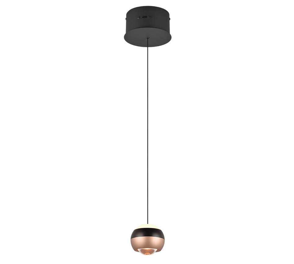 Pendelleuchte Orbit  schwarz matt Metall