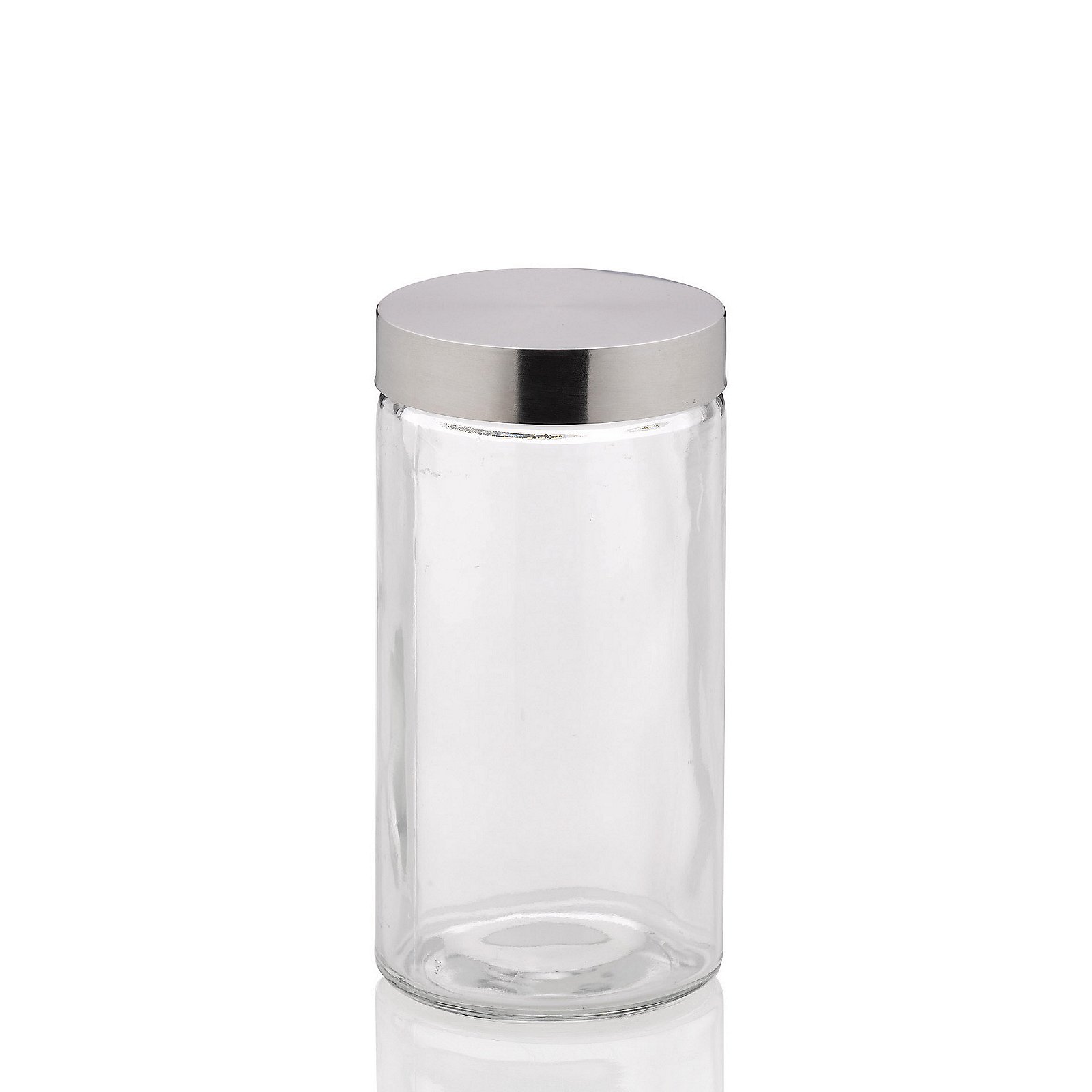 Vaso di stoccaggio in vetro trasparente Bera