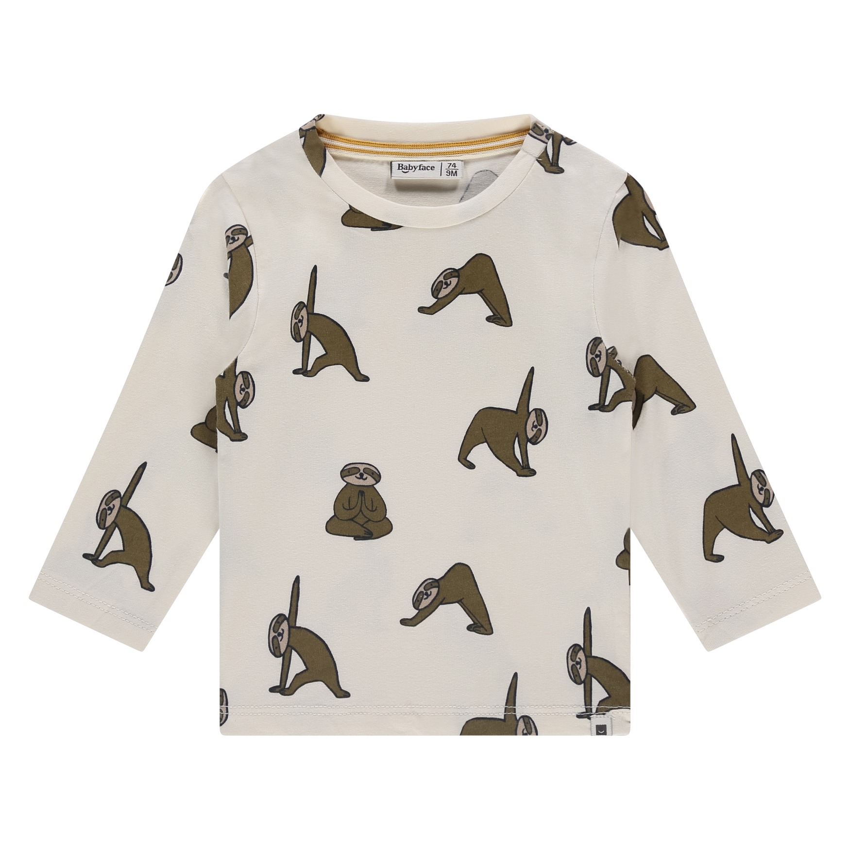 Camicia manica lunga ragazzi babyface bianco cotone elastan