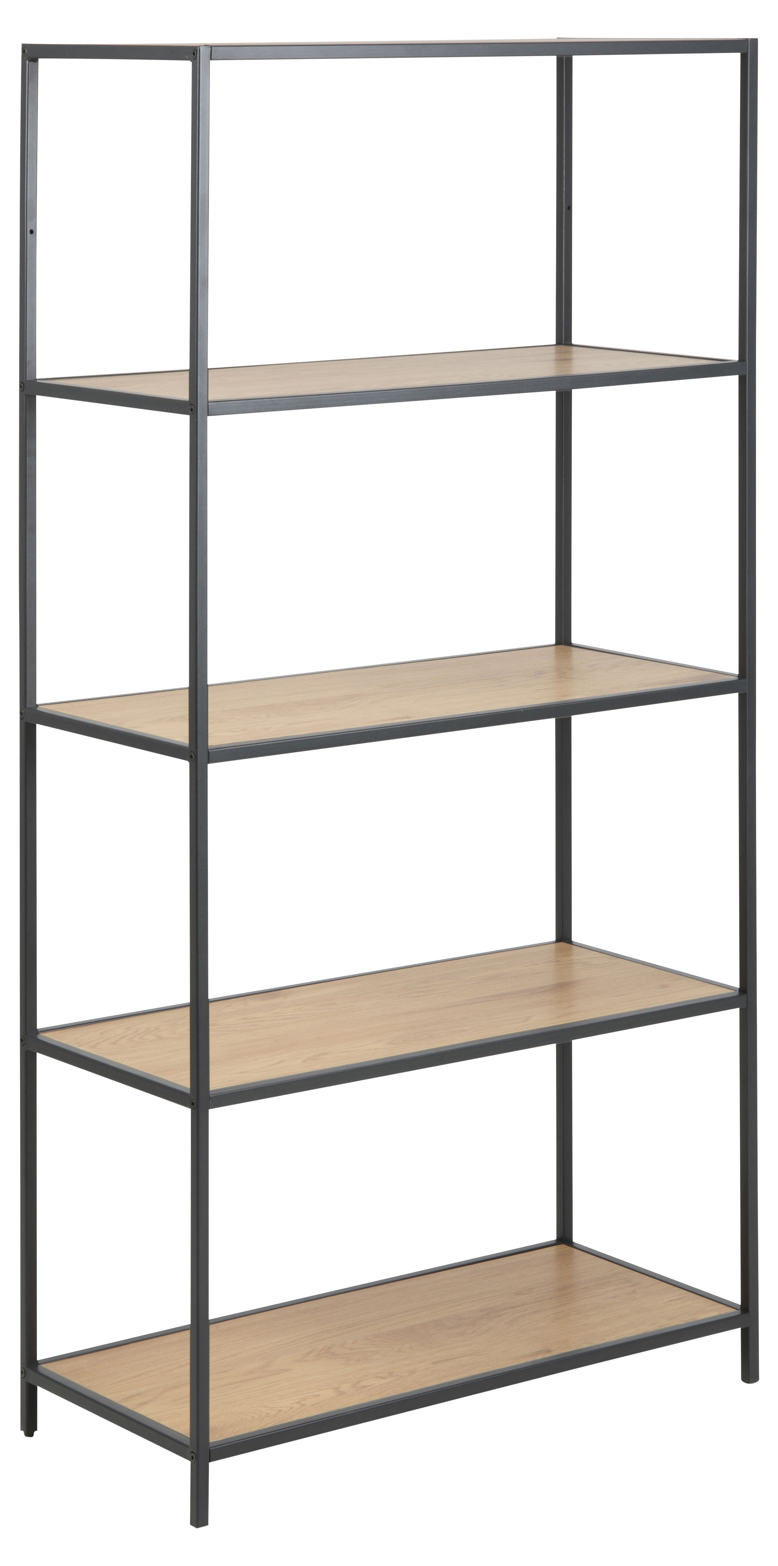 Regal Seaford Wildeiche Metall