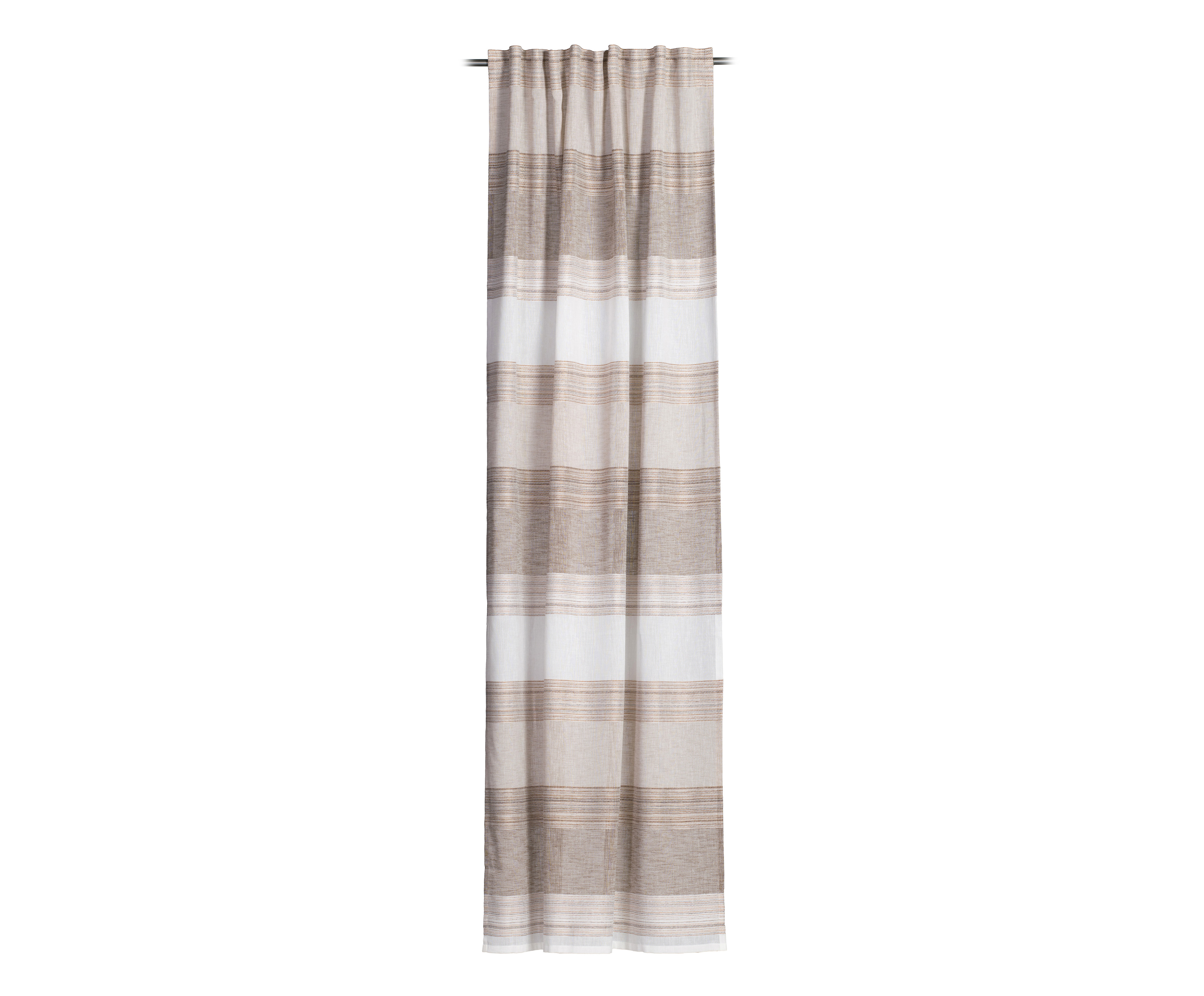 Fertigvorhang Henley schlamm Polyester