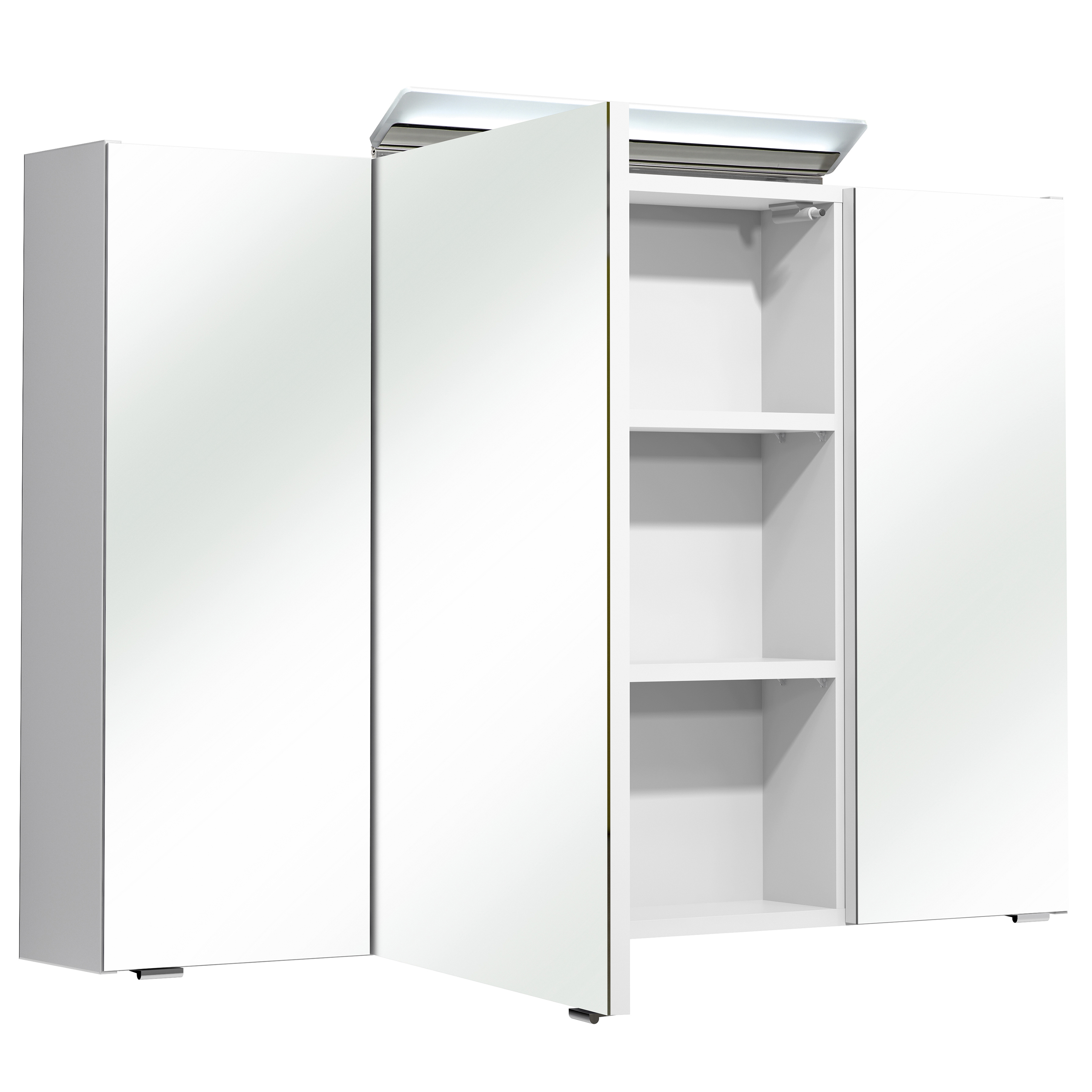 Spiegelschrank Quickset 980 weiß Holz
