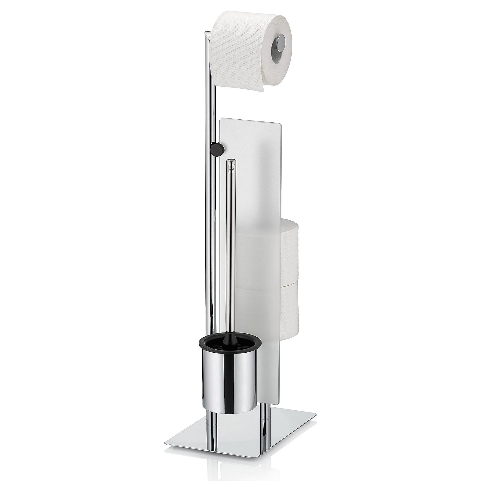 Toilettengarnitur Style silber glänzend Metall