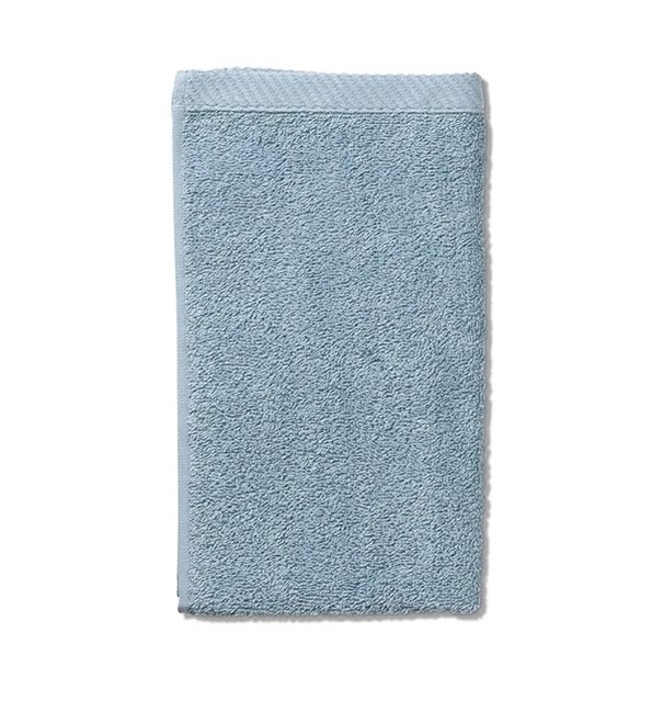 Gästetuch Ladessa frostblau 100% Baumwolle