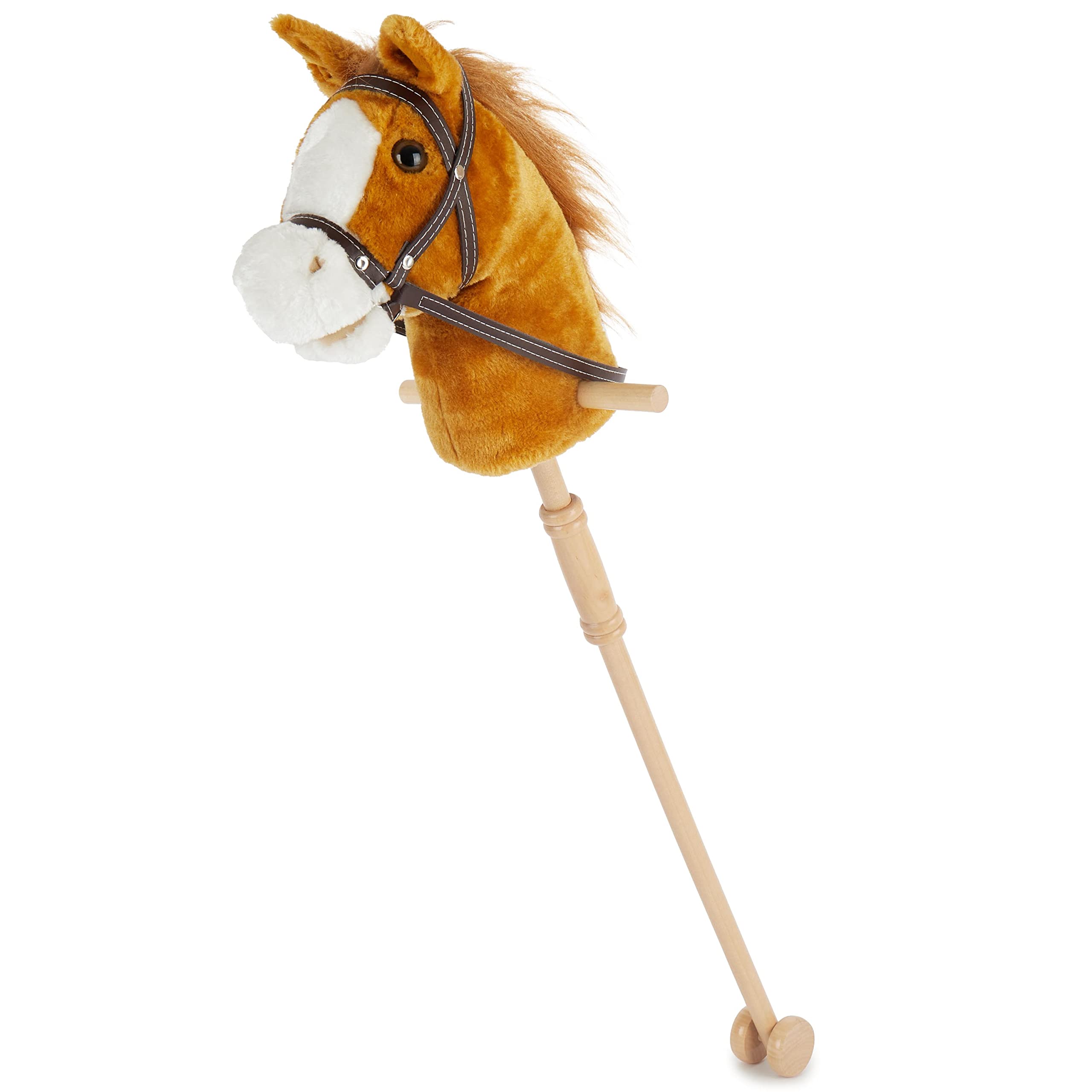 Cavallo da tiro Polistirolo poliestere marrone