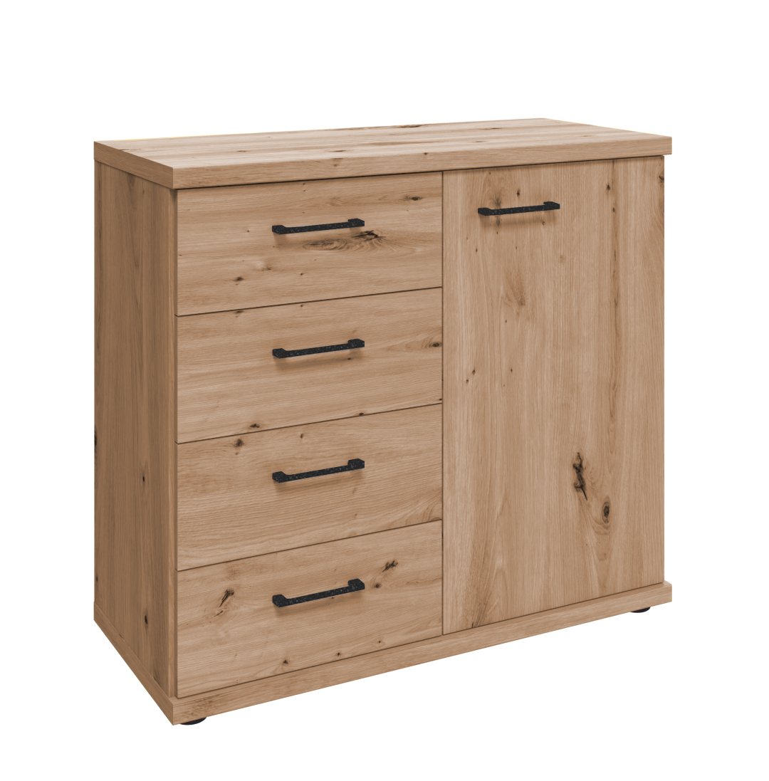 Cassettiera Bern brown oak
