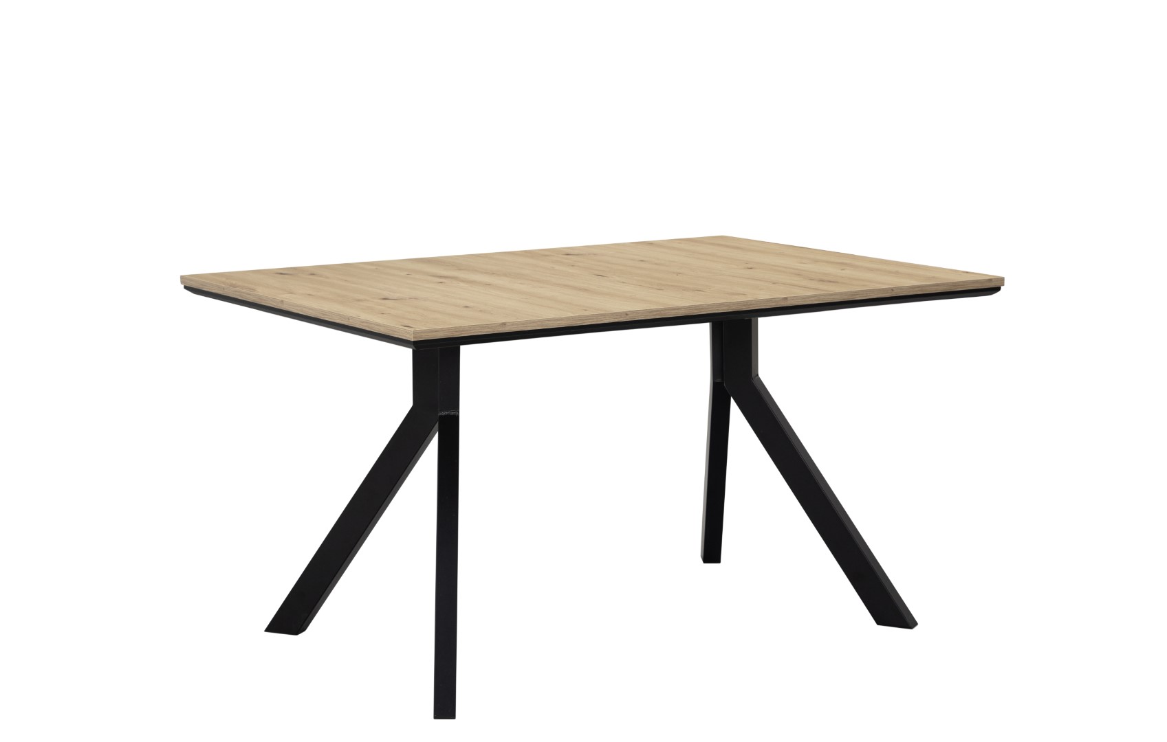 Tisch Ravenna braun Holz Metall