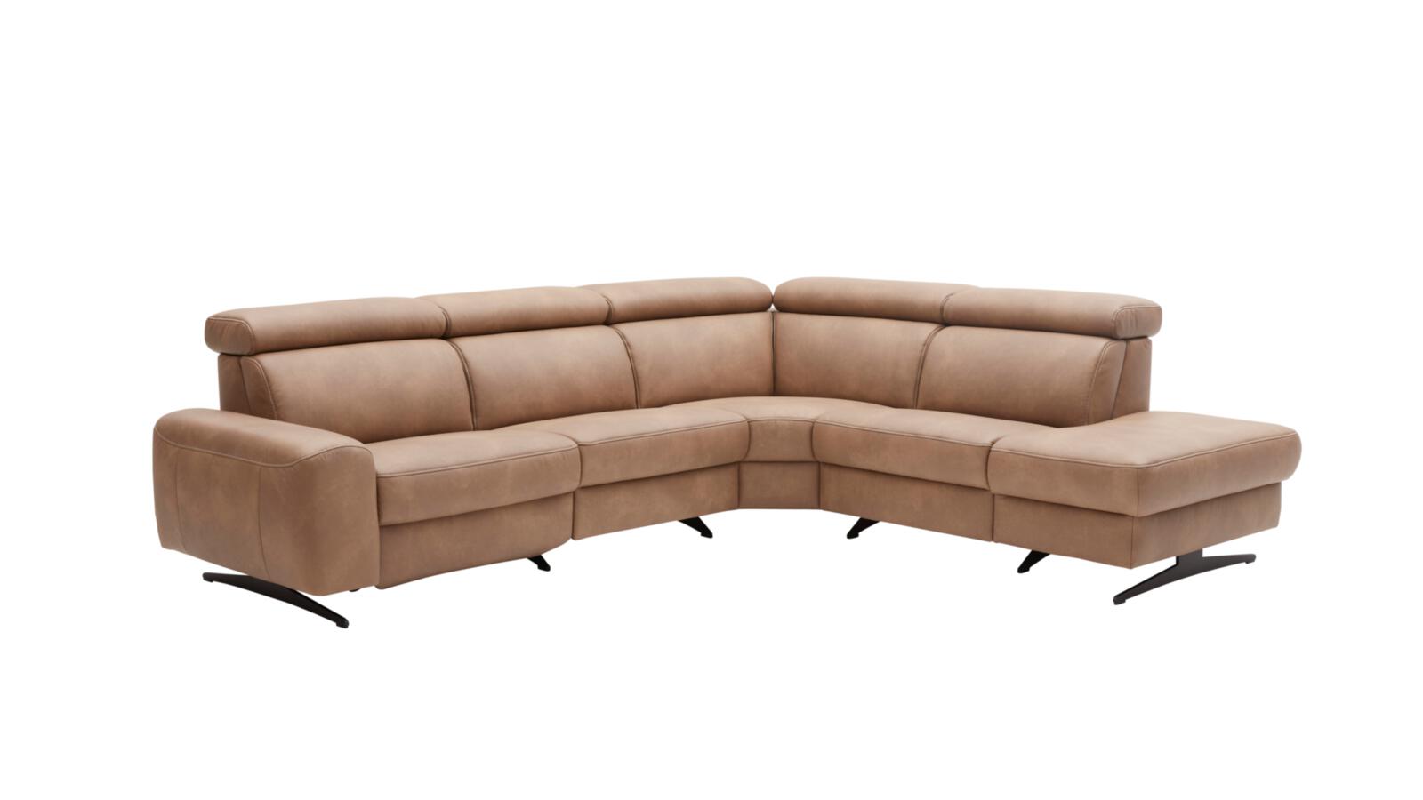 Eckkombination Spektra beige Stoff