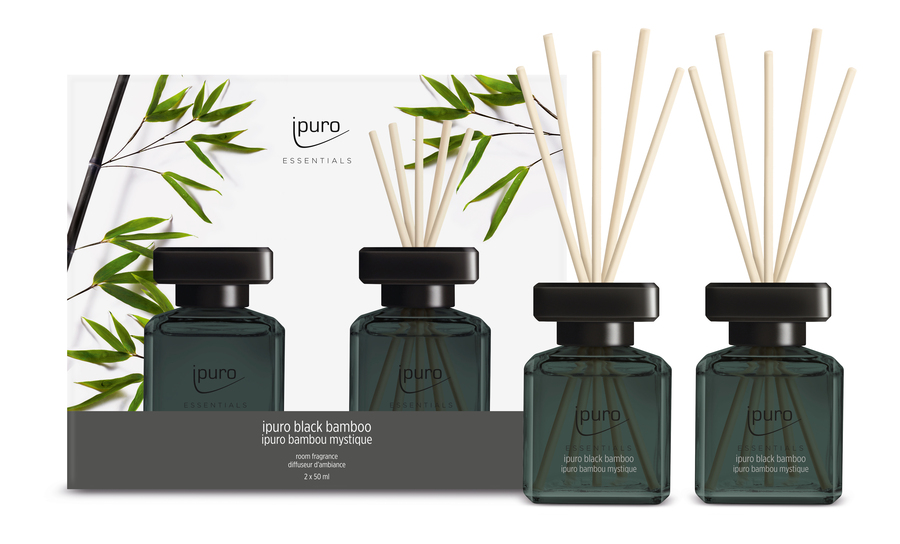 Geschenkset Essentials ipuro black bamboo