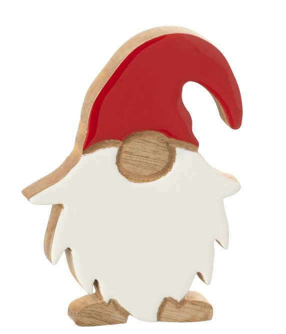 Weihnachtsmann bunt Holz