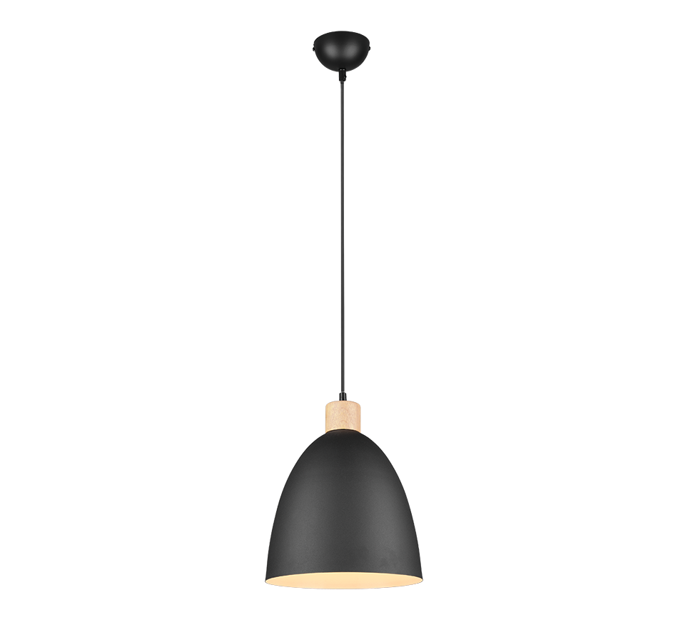 Pendelleuchte Jagger schwarz matt Metall