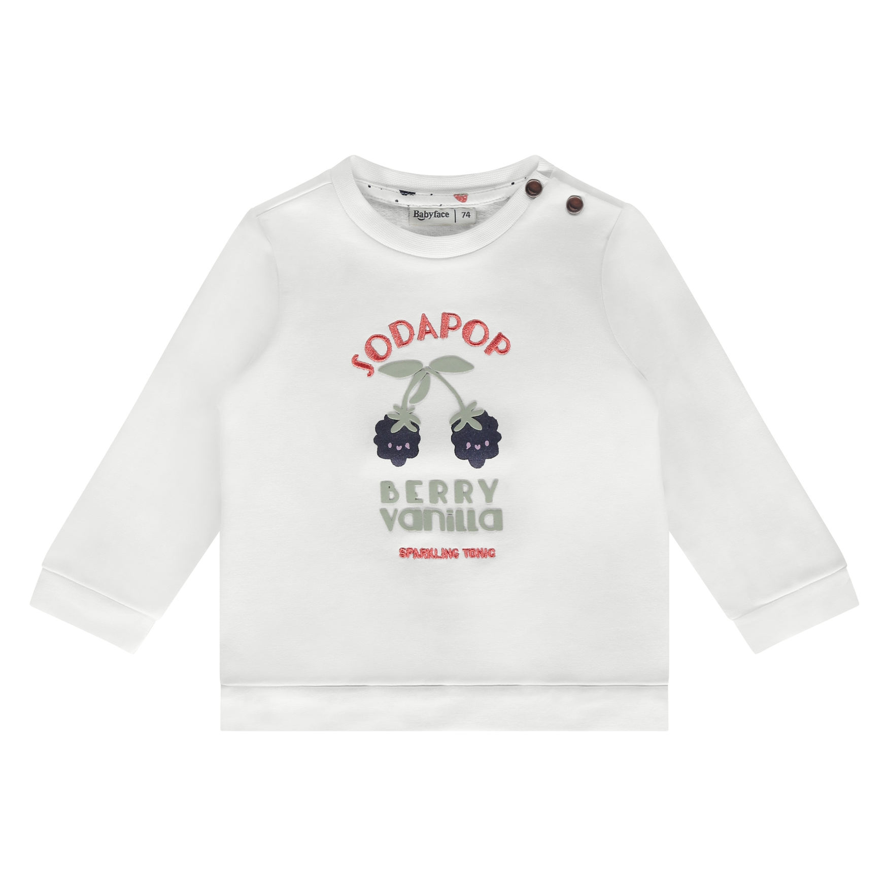 Pullover Babyface weiß Baumwolle Elasthan