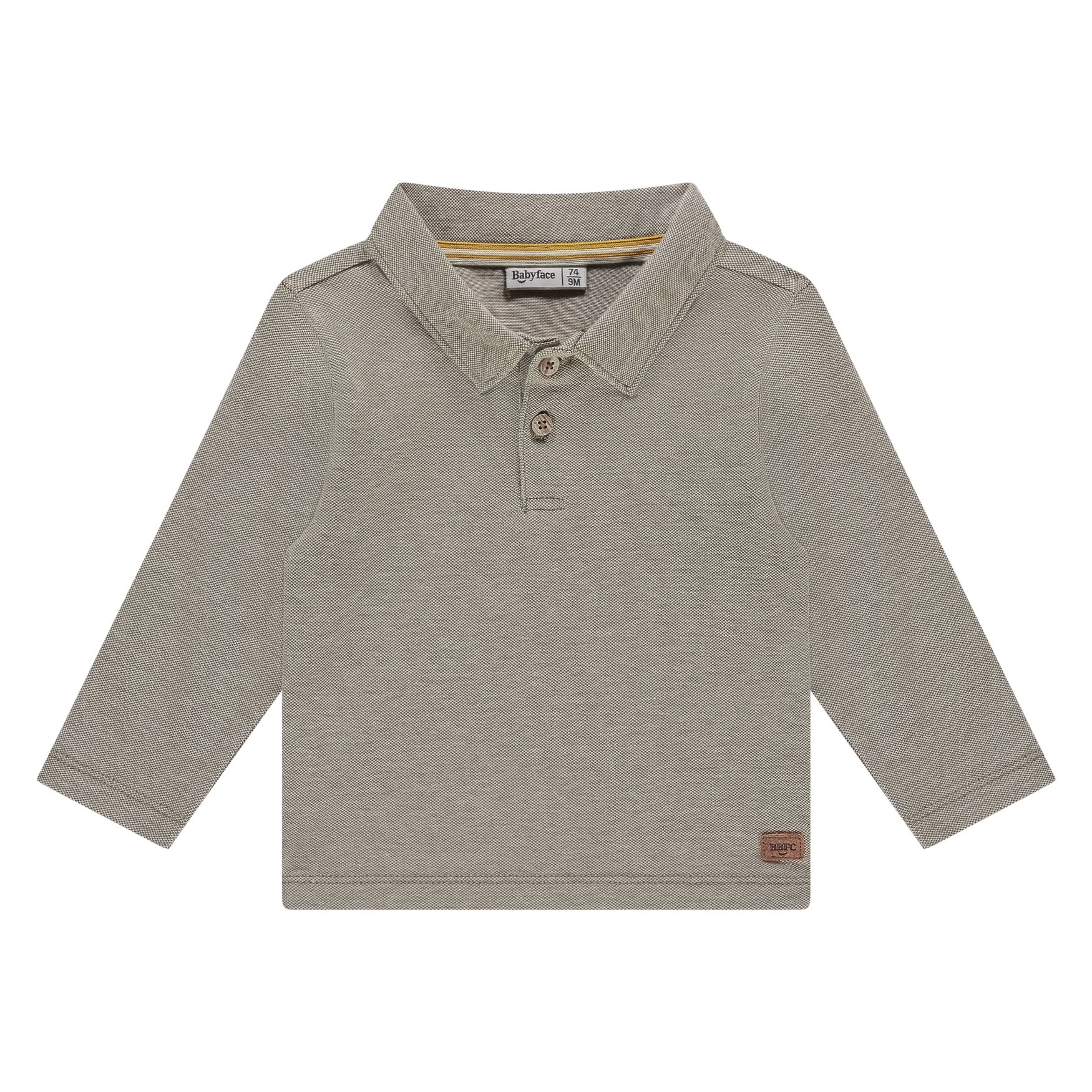 Camicia a maniche lunghe Boys Babyface grigio cotone elastan