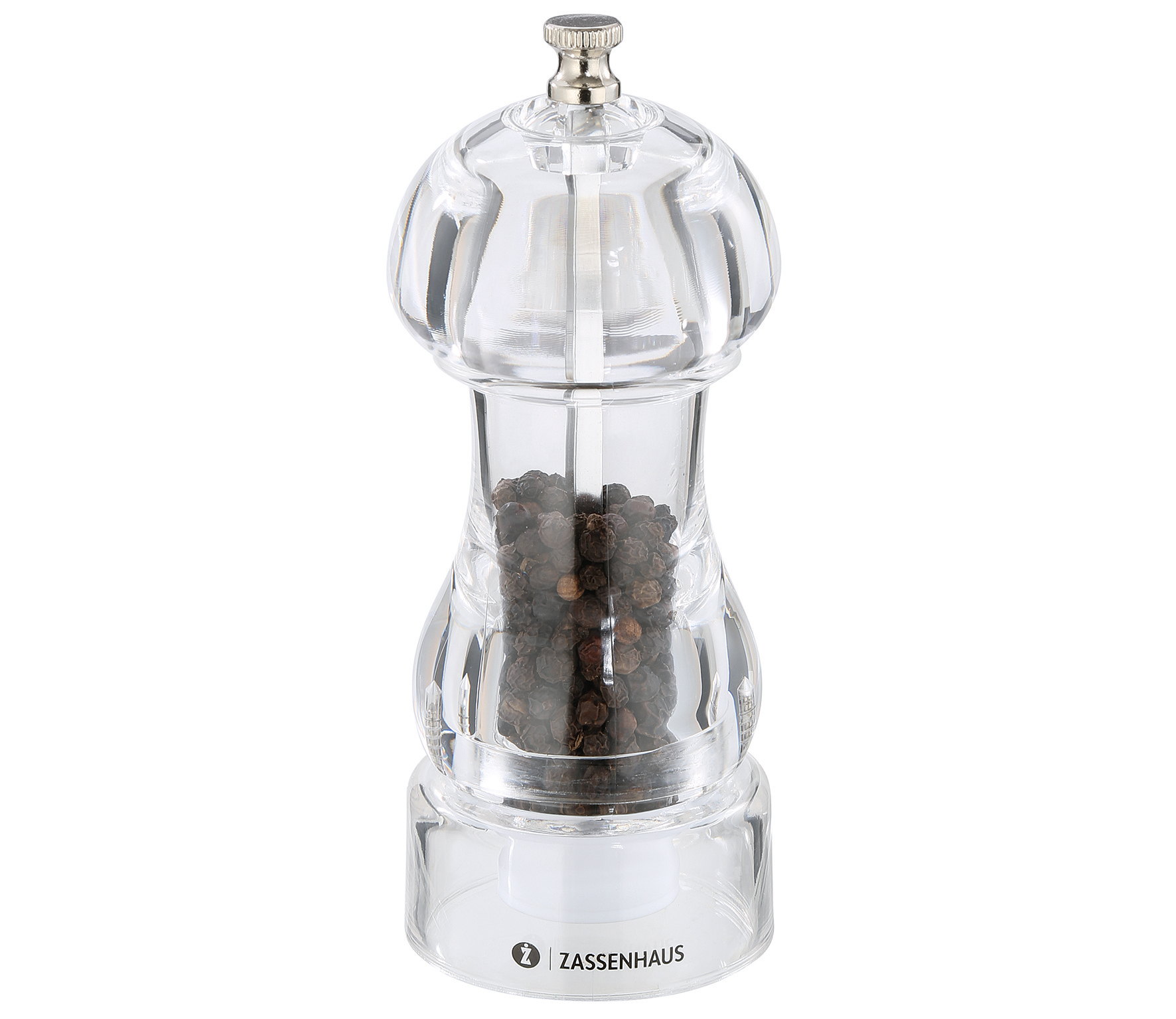 Macinapepe Neuss in acrilico trasparente