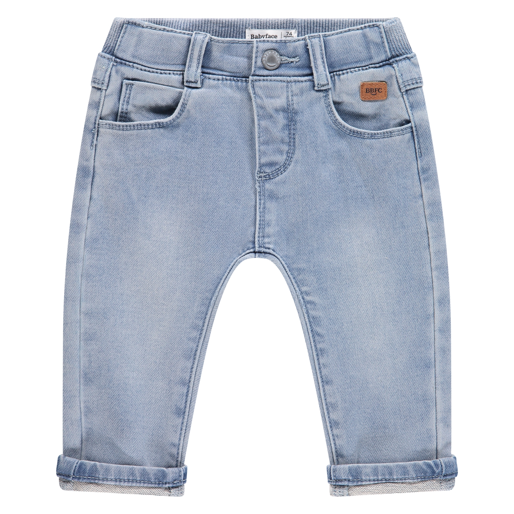 Pantaloni Baby Babyface blu cotone poliestere elastan