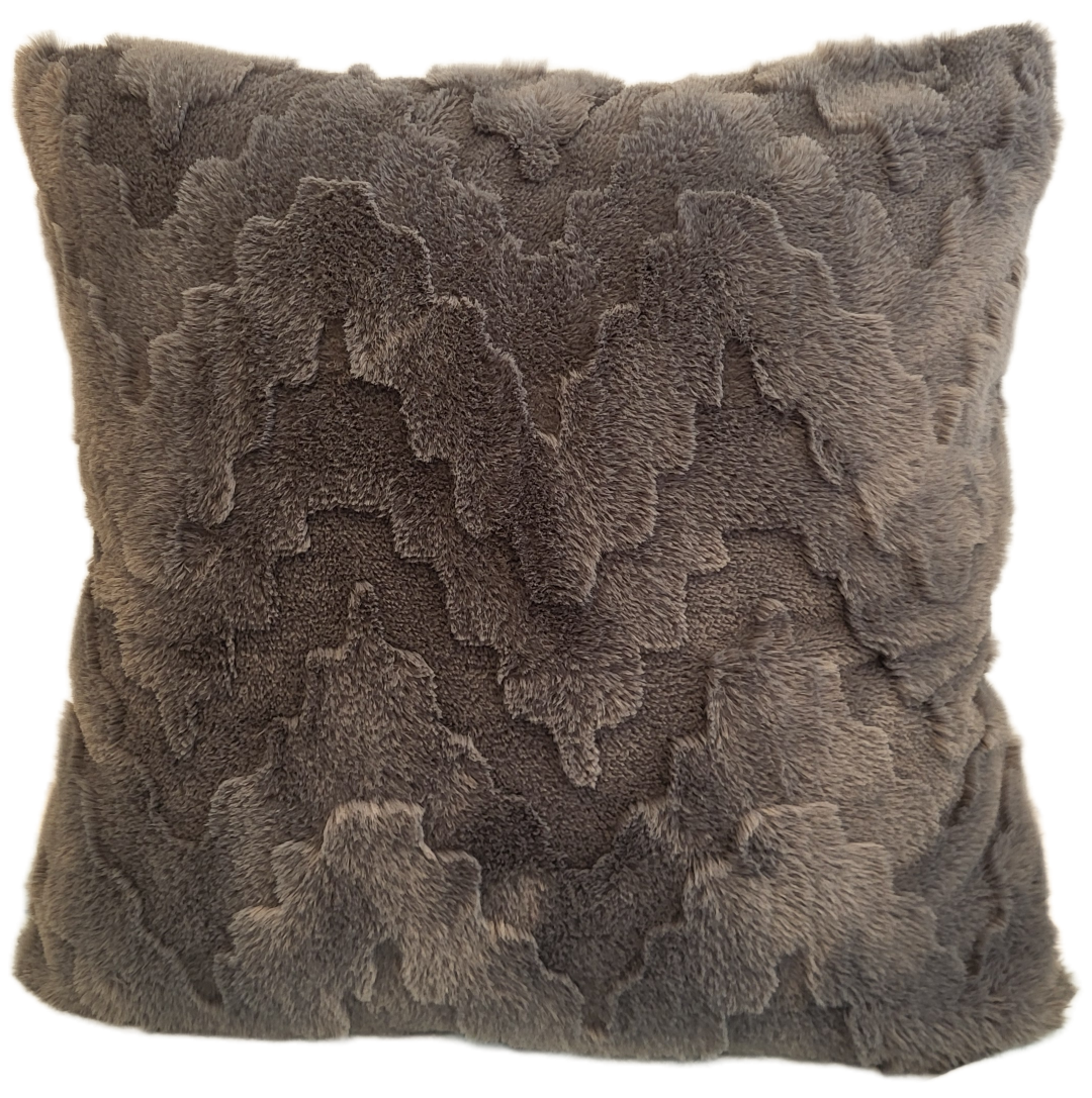 Copricuscino in poliestere Matea anthra