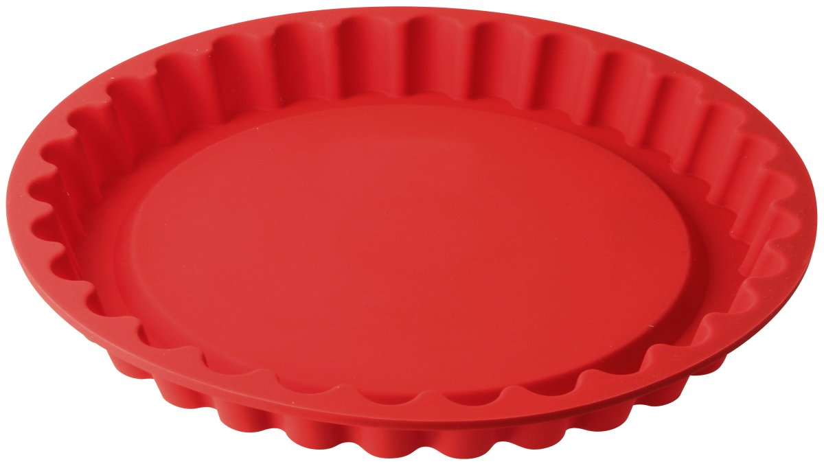 Silikon-Obstkuchenform Flexxibel Love rot Silikon