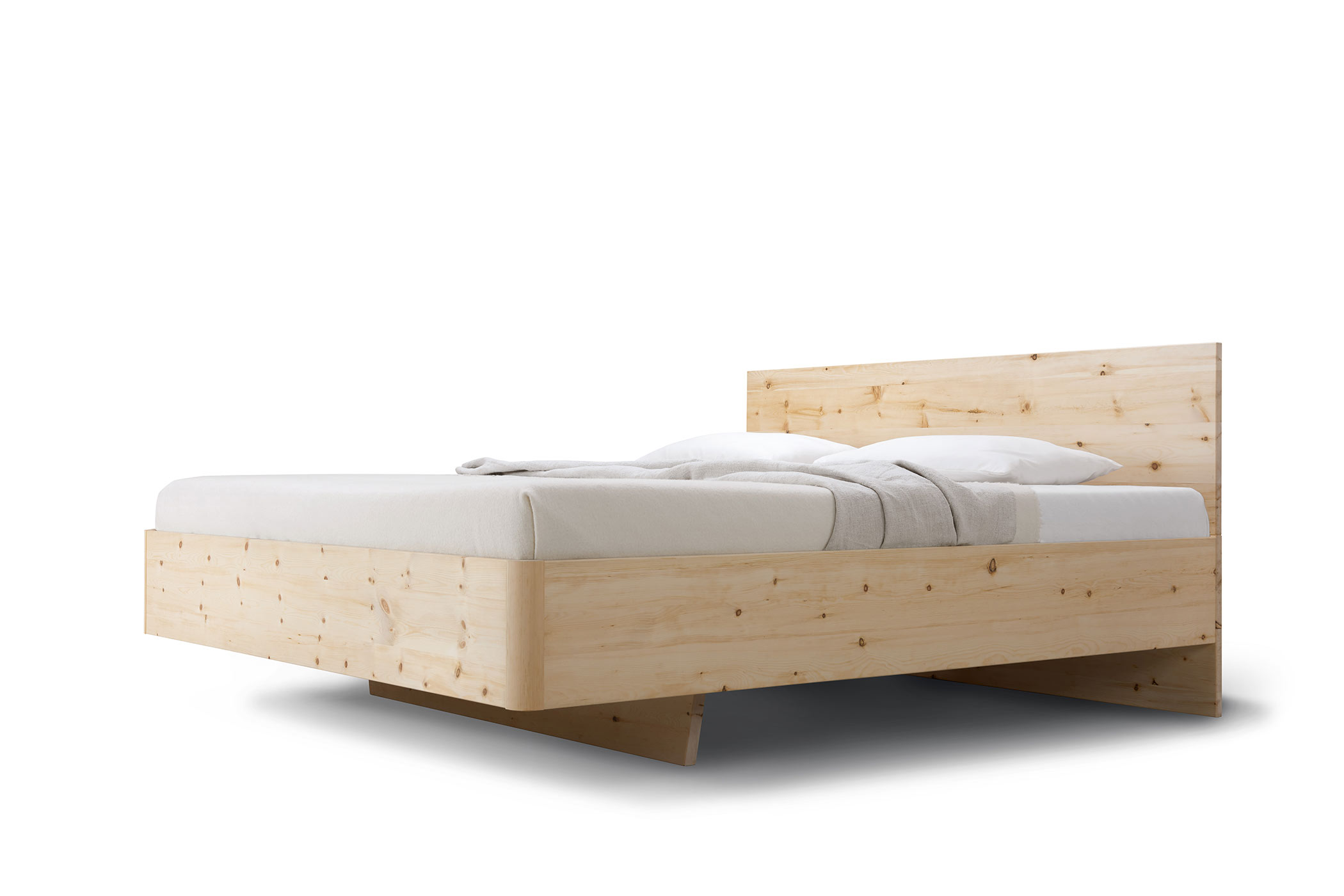 Doppelbett Garderna 8418ZR braun Zirbe