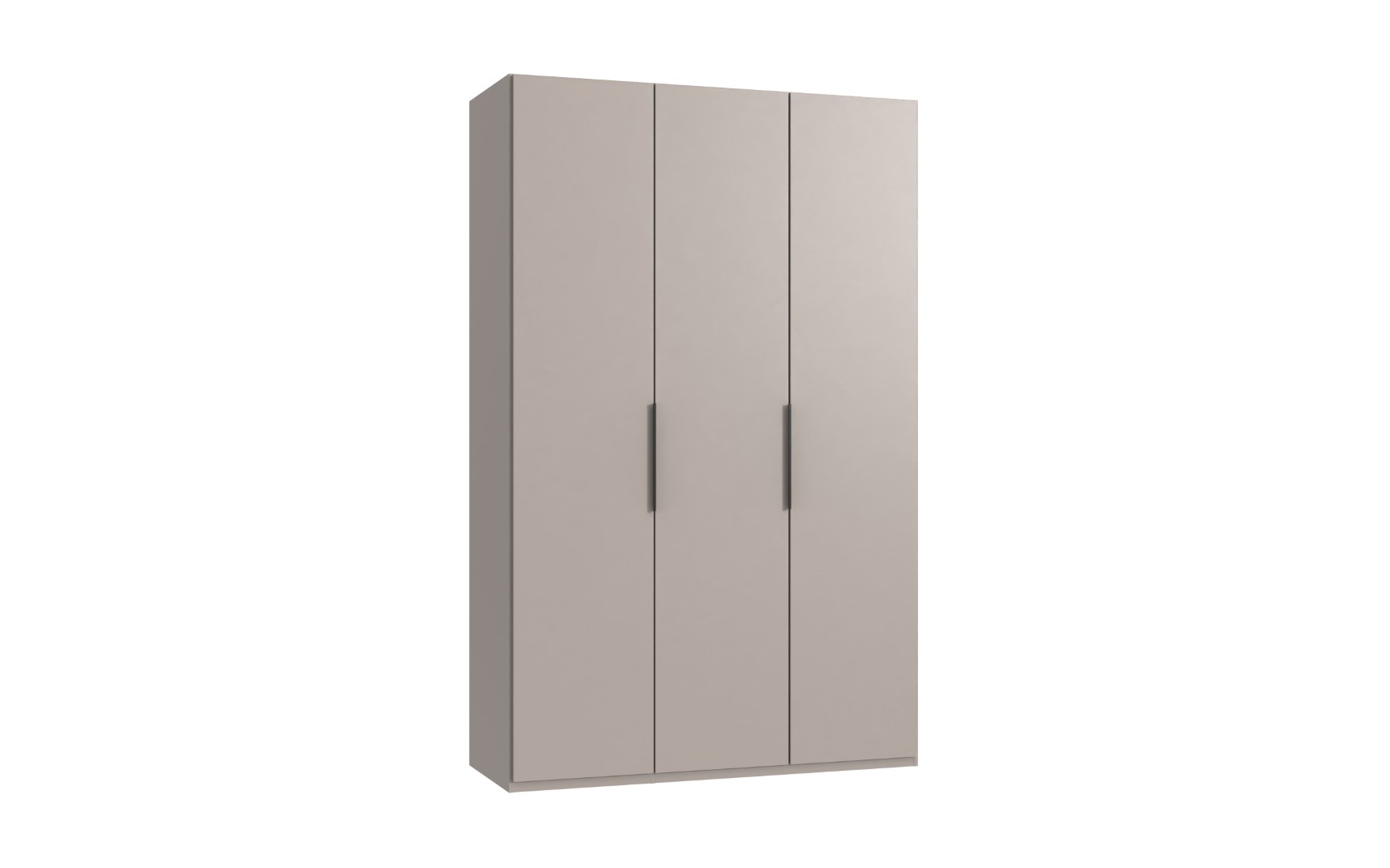Armadio ad ante battenti Level36BlackA legno grigio