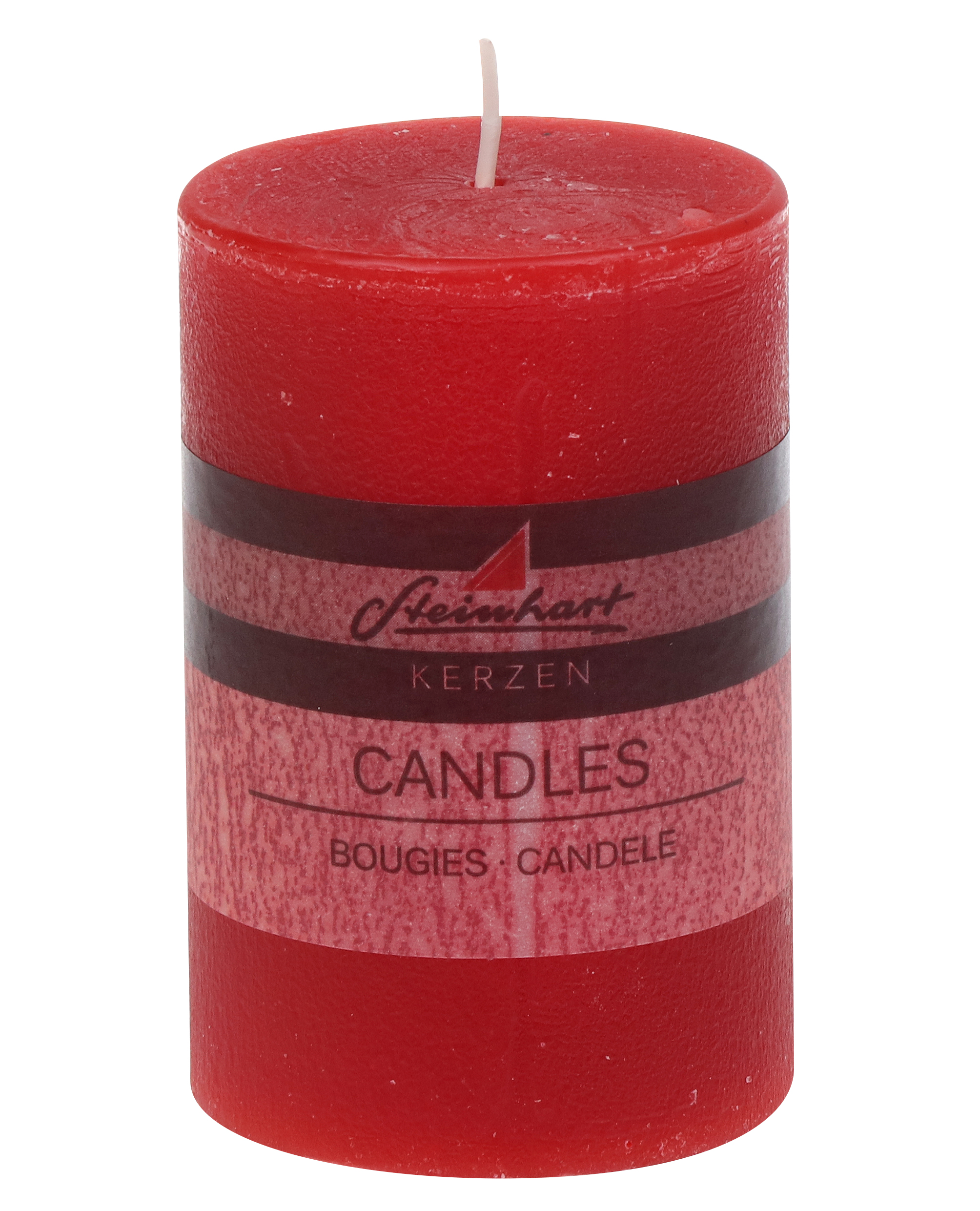 Candela brina di cera rossa
