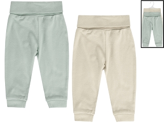 Pantaloni da jogging Spiss in cotone verde beige