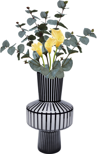 Vase ROULETTE schwarz