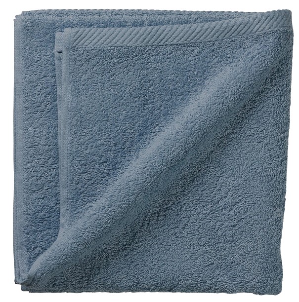 Handtuch Ladessa rauchblau 100% Baumwolle