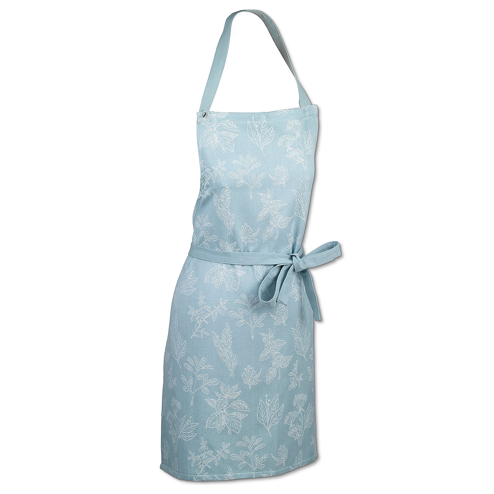 Schürze Svea frostblau 100% Baumwolle