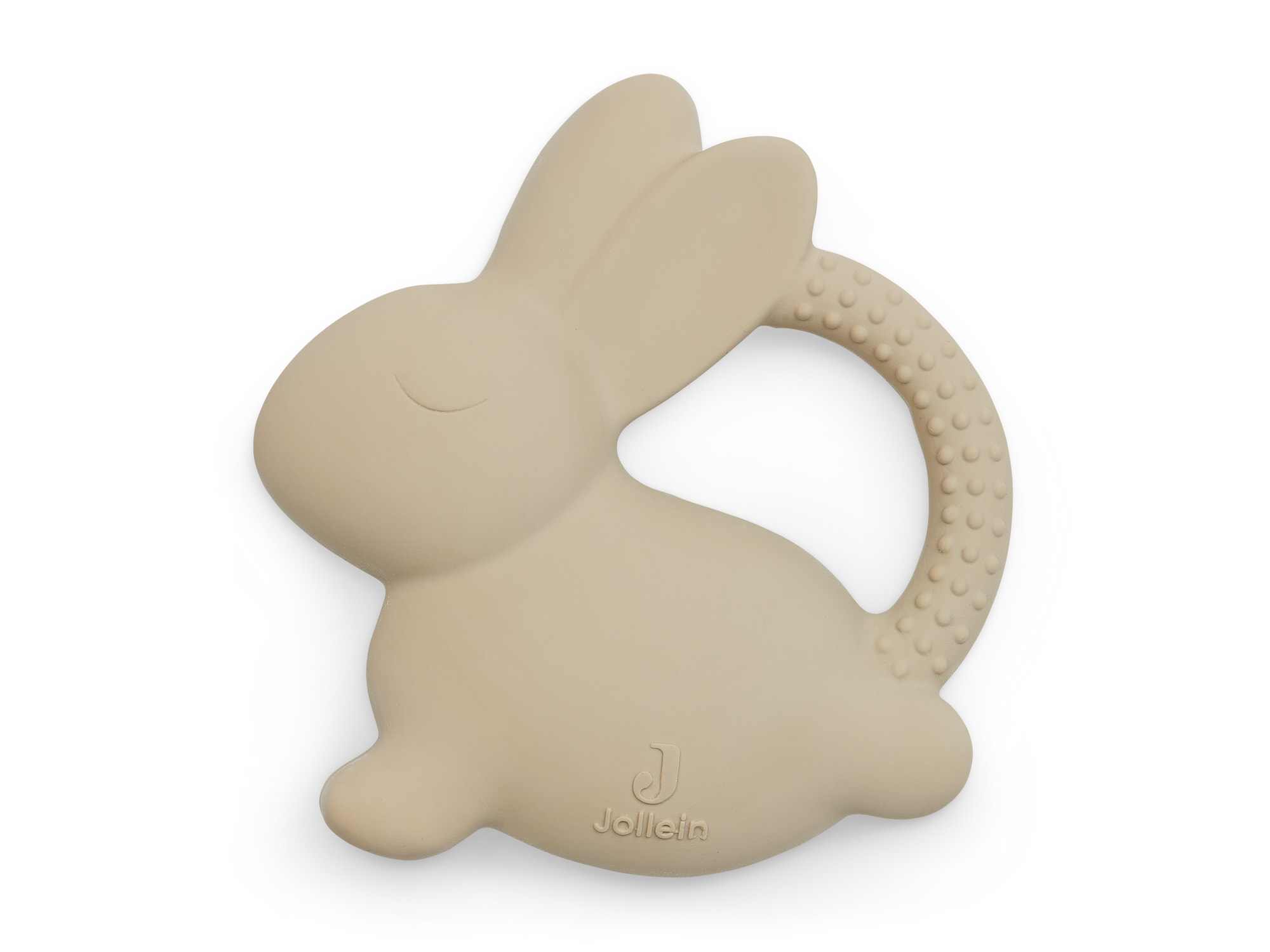 Beißring Beige Gummi