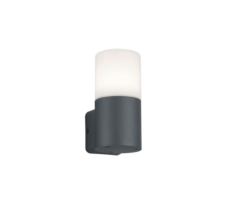 Wandleuchte Hoosic  anthrazit Druckguss Aluminium