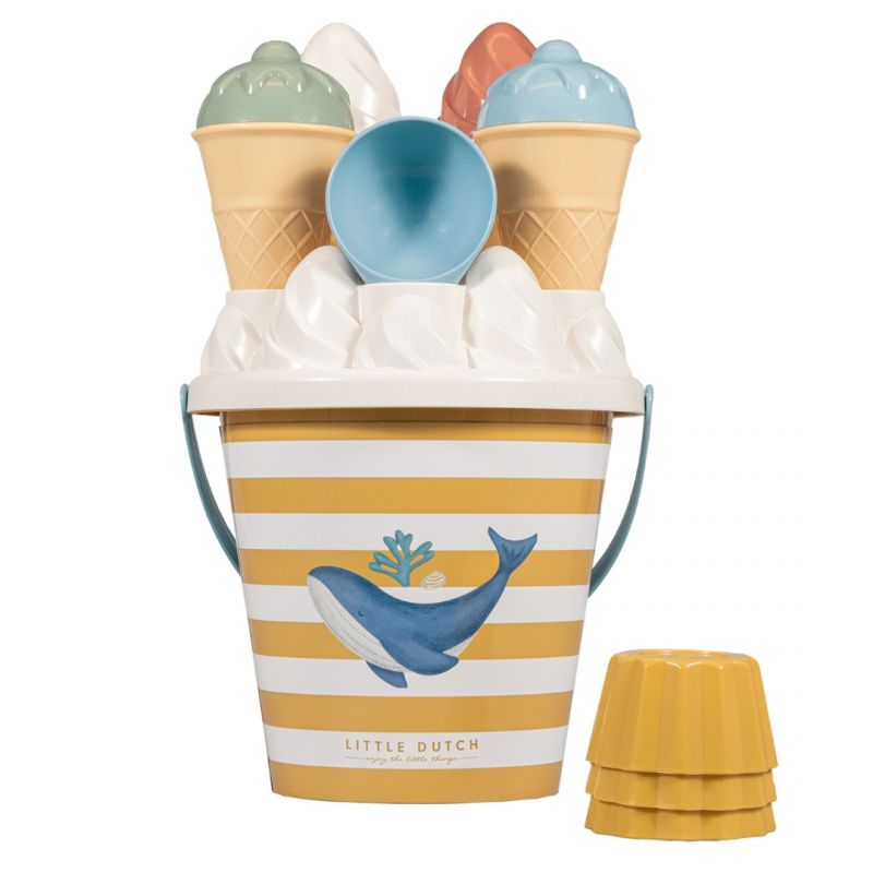 Stampi per sabbia ghiaccio Little Dutch plastica multicolore