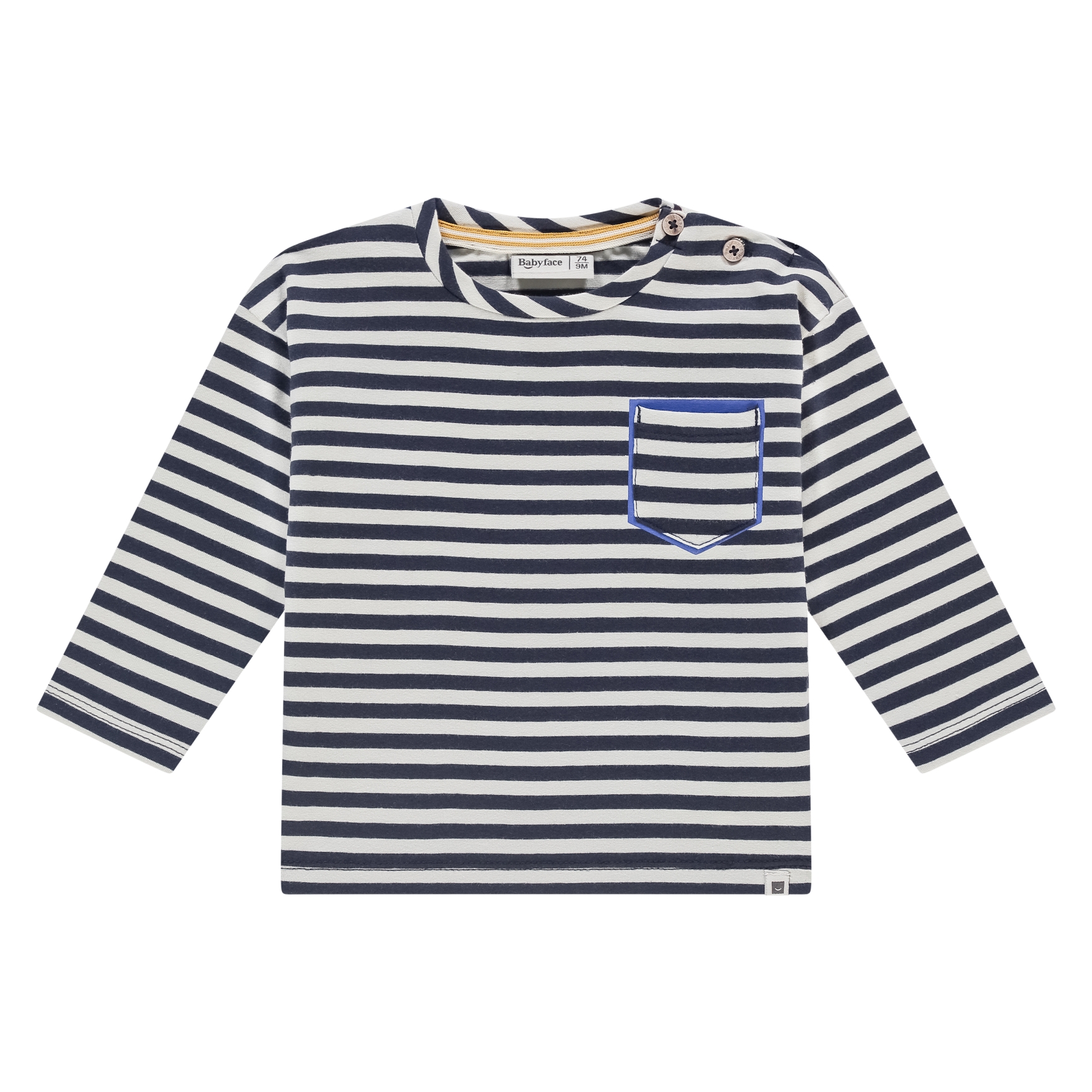 Langarmshirt Boys Babyface blau cotton elastane