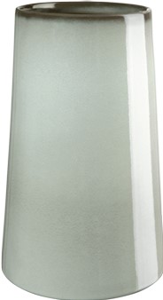 Vase sea foam FLOAT Steingut grau