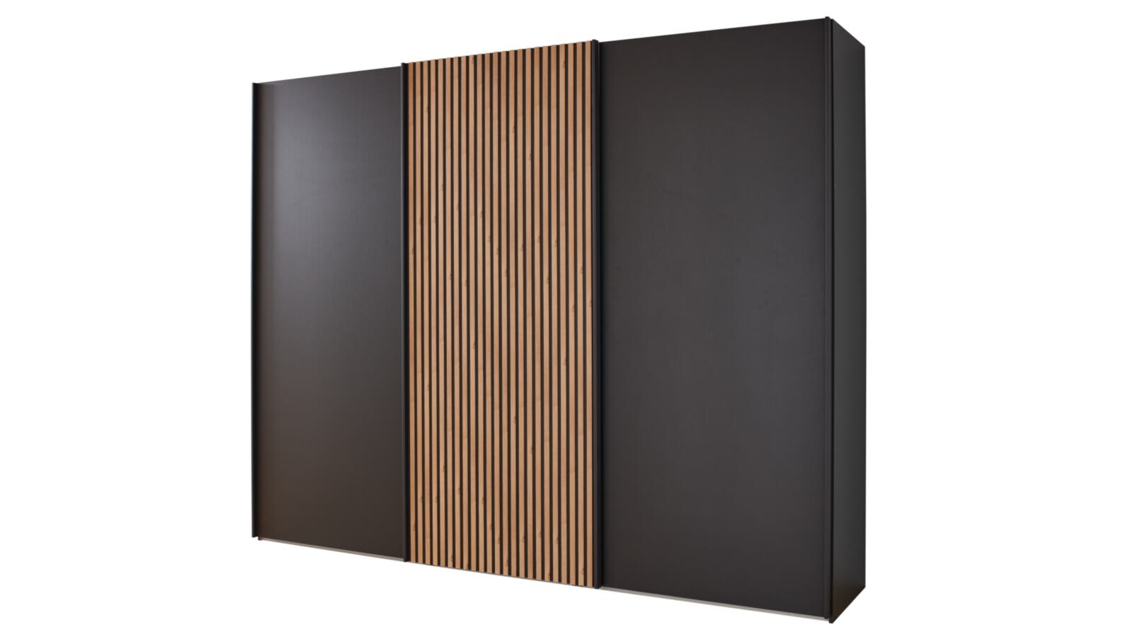 Schwebetürenschrank Cadiz graphit Holz