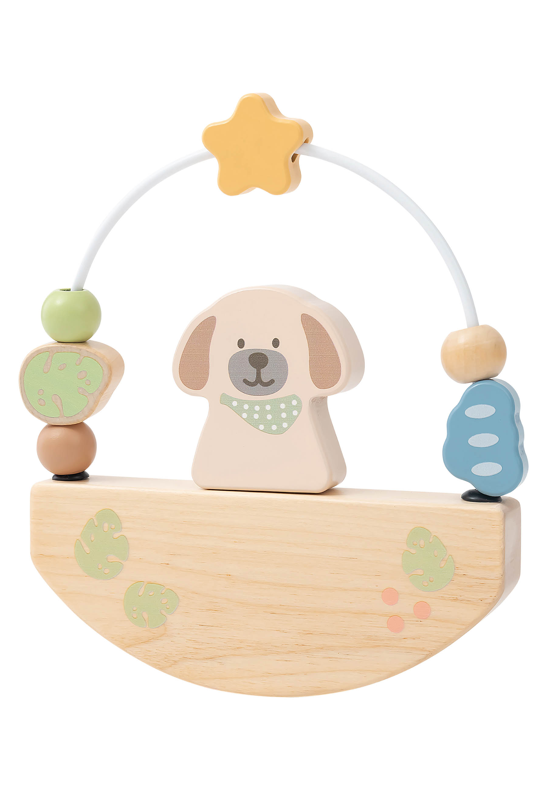 Motorik Wippe Lucky bunt Holz