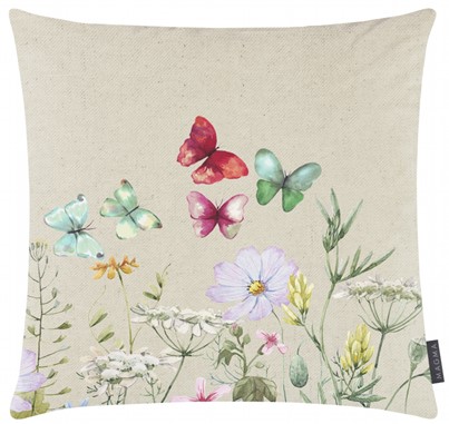 Kissenhülle Blumenwiese Polyester bunt