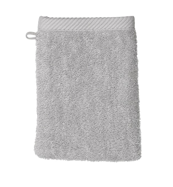 Waschhandschuh Ladessa felsgrau 100% Baumwolle