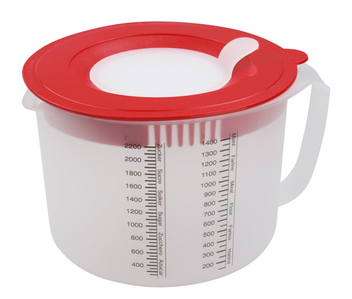Mess- und Rührbecher  transparent PP