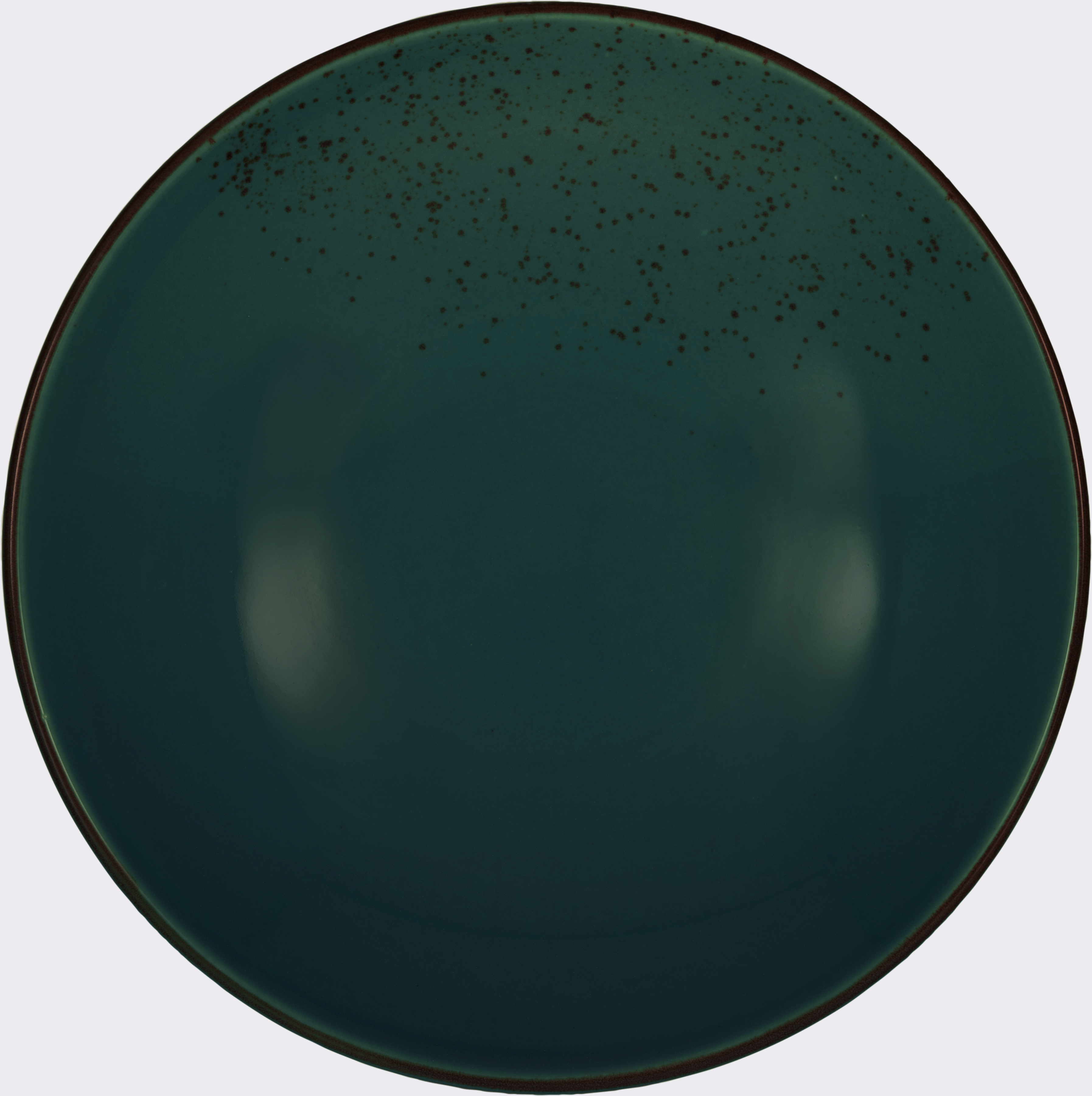 Piatto fondo NATURE COLLECTION Verde scuro L22/H5/D22cm