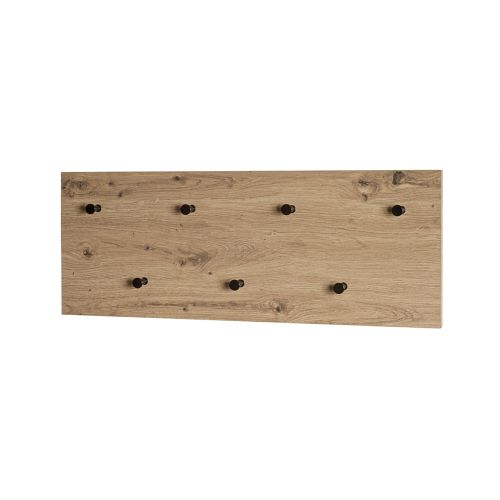 Wandgarderobe Parma braun MDF Metall